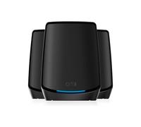 NETGEAR Orbi 860 Series Tri-Band WiFi 6 upto 6Gbps Mesh System 10 Gig Port with 1-year NETGEAR Armor included - Pack of 3