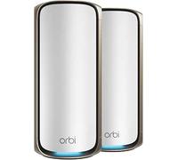NETGEAR Orbi 970 Series Quad-Band WiFi 7, 2-Pack Quad-band (2.4 GHz /