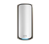 NETGEAR Orbi 970 Series Quad-Band WiFi 7 Mesh Router (RBE971S), Covers Up To 3,300 sq. ft., 200 Devices, 10 Gig Internet Port, Expandable To Create A Mesh System, BE27000 802.11be (Up to 27Gbps)