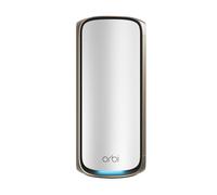 NETGEAR Orbi 970 Series (RBE970) Quad-band WiFi 7 Mesh Add-on Satellite - Works With Existing 970 Series Mesh System or Router, Security Features, Covers up to 2,700 sq. ft., BE27000 802.11be