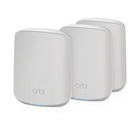NETGEAR Orbi RBK353 AX1800 WiFi 6 Dual-band Mesh System Dual-band (2.4 GHz / 5 GHz) Wi-Fi 6 (802.11ax) White 7 Internal