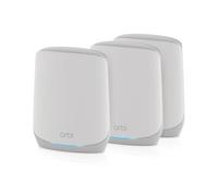 NETGEAR Orbi RBK763S Tri-band (2.4 GHz / 5 GHz / 5 GHz) Wi-Fi 6 (802.11ax) White 7 Internal
