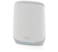 NETGEAR Orbi RBS760 WiFi 6 Mesh Add on Satellite, Adds up to 2,000sq ft, 11AX Tri-Band Mesh. Speeds up to 5.4Gbps, White