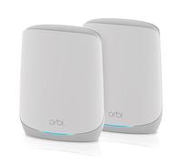 NETGEAR Orbi Whole Home Tri-Band Mesh WiFi 6 System (RBK762S) - Router with 1 Satellite Extender | Coverage up to 5,000 sq. ft, 75 Devices | AX5400 Up to 5.4Gbps