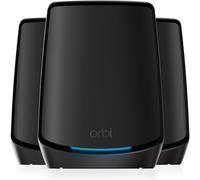 NETGEAR Orbi Whole Home Mesh WiFi System with Advanced Cyber Threat Protection (RBK53S) | Router with 2 Satellite Extenders | Coverage up to 6,000 sq.