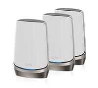 NETGEAR Orbi WiFi 6E Mesh System (RBKE963) - Quad-Band WiFi 6E Router with 2 Satellites | Coverage up to 7,500 sq. ft, 200 Devices | Ultra-Fast Speeds up to 10.8Gbps (AXE11000) | Simple Set Up