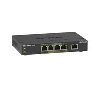 NETGEAR PoE Switch 5 Port Gigabit Ethernet Plus Network Switch, GS305P, with 4 x