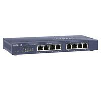 NETGEAR ProSafe FS108P 8 Port 10/100 Desktop Switch with 4 Port PoE - Switch - 8 x 10/100 - desktop - PoE