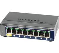 NETGEAR ProSafe GS108T 8-Port Gigabit Smart Switch - Switch - Managed - 8 x 10/100/1000 - desktop