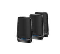 NETGEAR RBKE963B ORBI AX11000 Quad-band Wi-Fi 6E Router ( & 2 Extenders) - Black