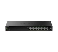 NETGEAR S350 Series 26-Port Gigabit Ethernet PoE+ Smart Managed Essentials Switch - 24 x 1G PoE+ @ 190W, 2 x 1G Dedicated SFP - Desktop or Rackmount (GS324TPv2)