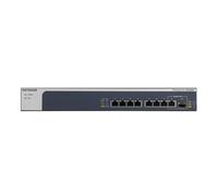 NETGEAR XS508M - Switch - unmanaged - 7 x 10 Gigabit Ethernet + 1 x 10 Gigabit Ethernet / 10 Gigabit Ethernet SFP+ - des
