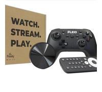 Netgem PLEIO | First Freely 4k Streaming Device | Live TV with Freely (New Generation Freeview) | Wireless Gamepad & Voice Remote | Google Play Store | Includes 12 Months Subscription with Gaming