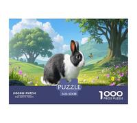 Netherland Dwarf 1000 Pieces Premium Jigsaw Age 12+ Quirky, Abstract Design, Home Decoration, Educational, Challenging 52x38cm/1000pcs