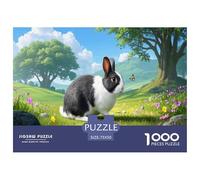 Netherland Dwarf Jigsaw Puzzles Puzzle for Adults Kids. 1000 Pieces Impossible Challenge Toy Educational Game Home Decoration for Adults& Kids Age 14 Years Up 1000pcs (75x50cm)