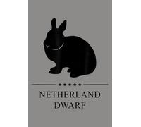 Netherland Dwarf Rabbit Black Silhouette: Notebook Planner - 6x9 inch Daily Planner Journal, To Do List Notebook, Daily Organizer, 114 Pages
