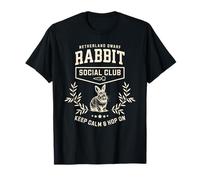 Netherland Dwarf Rabbit Social Club T-Shirt