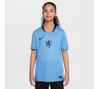 Netherlands 2025 Stadium Away (Women's Team) Big Kids' Nike Dri-FIT Soccer Replica Jersey - Blue - Polyester L