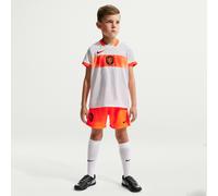 Netherlands 2026 Stadium Away Younger Kids' Nike Football Replica 3-Piece Kit - White - Polyester L