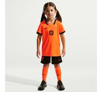 Netherlands 2026 Stadium Home Younger Kids' Nike Football Replica 3-Piece Kit - Orange - Polyester L