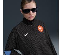 Netherlands Academy Pro Women's Nike Dri-FIT Football Anthem Jacket - Black - Polyester L (UK 16-18)