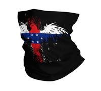 Netherlands Antilles The Dutch Antilles Eagle Flag Women Men Balaclava Microfiber Neck Gaiter Breathable Neck Warmer For Volleyball Climbing Snowboarding