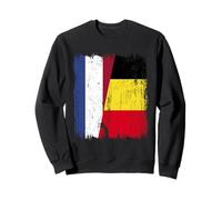 Netherlands Belgium Half Flag Dutch Belgian Jersey Sweatshirt