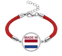 Netherlands Country Love Lucky Red String Bracelet Rope Bracelet Handmade