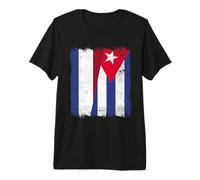 Netherlands Cuba Half Flag Dutch Cuban Heritage Premium T-Shirt