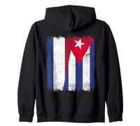 Netherlands Cuba Half Flag Dutch Cuban Heritage Zip Hoodie