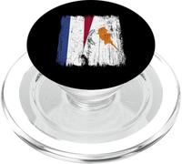 Netherlands Cyprus Half Flag Dutch Cypriot Heritage PopSockets PopGrip for MagSafe