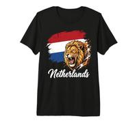 Netherlands Dutch Lion National Flag Premium T-Shirt