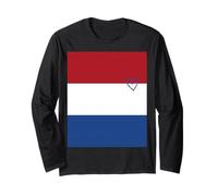 Netherlands Flag Dutch Heart Proud Heritage National Day Long Sleeve T-Shirt