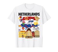 Netherlands Flag Outfit Idea For Women & Holland Dutch Flag T-Shirt