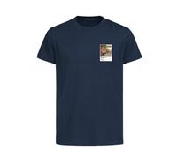 Netherlands Football Cool Bunny Frame Kids T-Shirt - Navy / 5-6 years