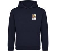 Netherlands Football Cool Bunny Frame Men's Hoodie - Navy / L