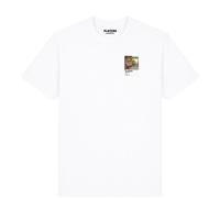 Netherlands Football Cool Bunny Frame Men's T-Shirt - White / XL