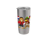 Netherlands Germany Flag Holland Dutch German Roots Stainless Steel Insulated Tumbler