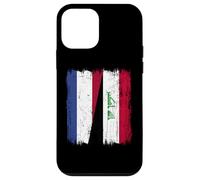Netherlands Iraq Half Flag Dutch Iraqi Jersey Case for iPhone 12 mini