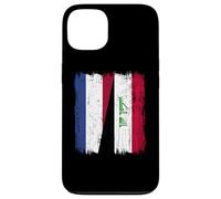 Netherlands Iraq Half Flag Dutch Iraqi Jersey Case for iPhone 13