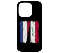 Netherlands Iraq Half Flag Dutch Iraqi Jersey Case for iPhone 14 Pro