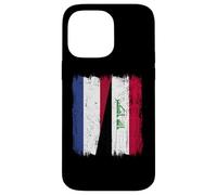Netherlands Iraq Half Flag Dutch Iraqi Jersey Case for iPhone 14 Pro Max