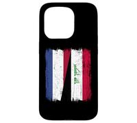 Netherlands Iraq Half Flag Dutch Iraqi Jersey Case for iPhone 15 Pro