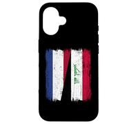 Netherlands Iraq Half Flag Dutch Iraqi Jersey Case for iPhone 16