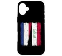 Netherlands Iraq Half Flag Dutch Iraqi Jersey Case for iPhone 16 Plus