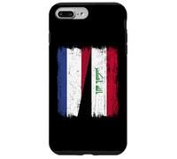 Netherlands Iraq Half Flag Dutch Iraqi Jersey Case for iPhone 7 Plus/8 Plus