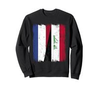 Netherlands Iraq Half Flag Dutch Iraqi Jersey Sweatshirt