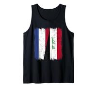 Netherlands Iraq Half Flag Dutch Iraqi Jersey Tank Top