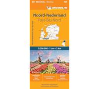 Netherlands North - Michelin Regional Map 531: Wegenkaart Schaal 1 : 200.000 (Regionale kaarten Michelin)