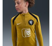 Netherlands Strike Older Kids' Nike Dri-FIT Football Drill Top - Brown - Polyester/Elastane XL